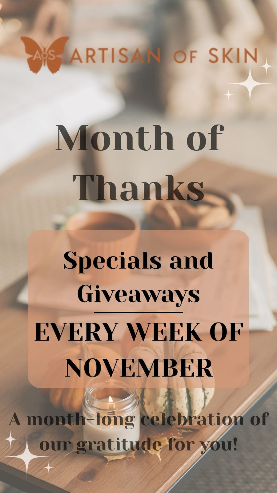 Month of Thanks Package